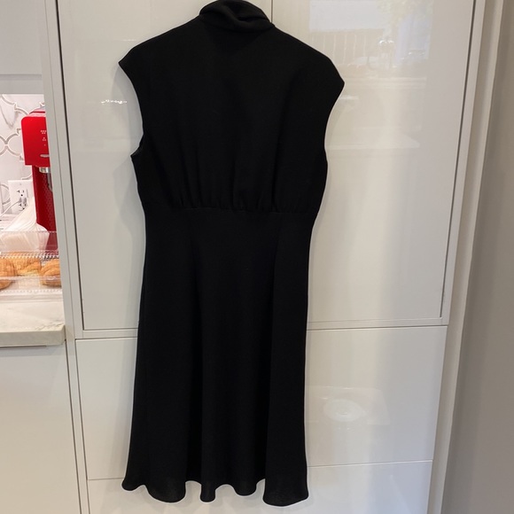 Evan picone A-line black dress, size 14 - Picture 5 of 6